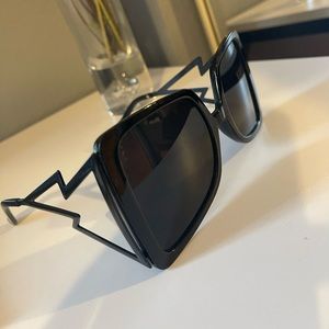 Black lightening bolt sunglasses